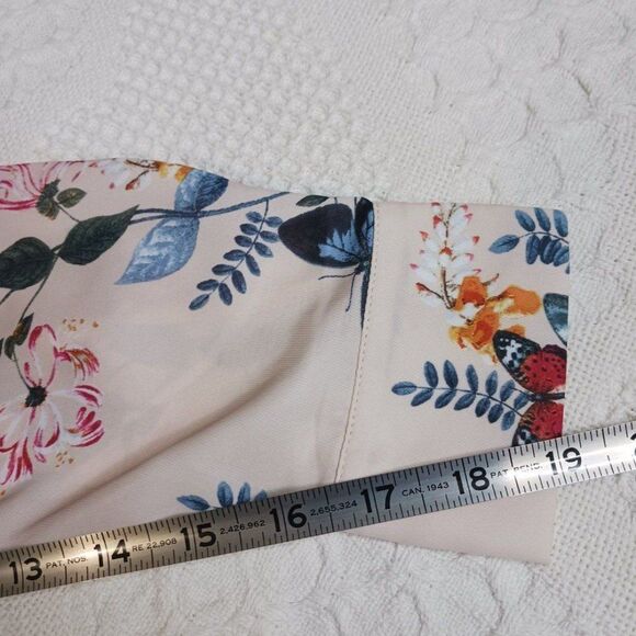 H&M Women's US 6 Multicolor Button Down Shirt Blouse - Picture 8 of 10